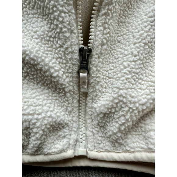 Toddler Girls Columbia Fleece Jacket with Hood, Size 3T White Good Condition - Picture 10 of 11